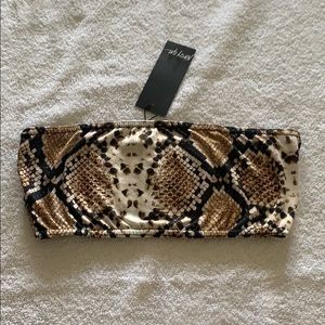 Nasty gal bandeau top